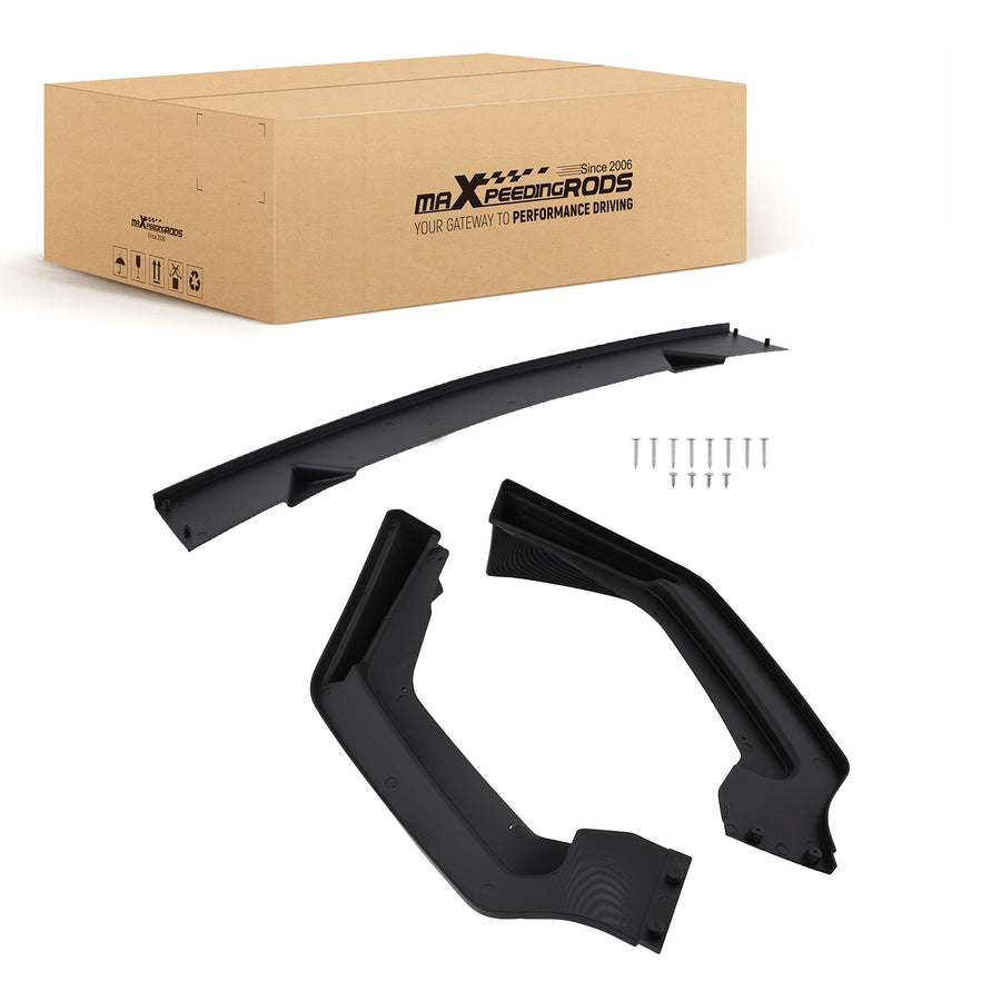 3PC Sport Style Front Kit compatible for Infiniti Q50 2014-2017 Carbon Fibre Bumper