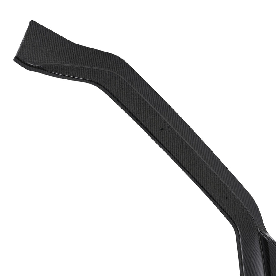 Carbon Style Lower Lip compatible for Infiniti Q50 Sport 2018-2023 Front Bumper
