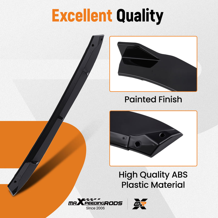 Front Bumper Accent compatible for KIA K5 2020-2024 GT-Line EX Sedan Black Performance Kit