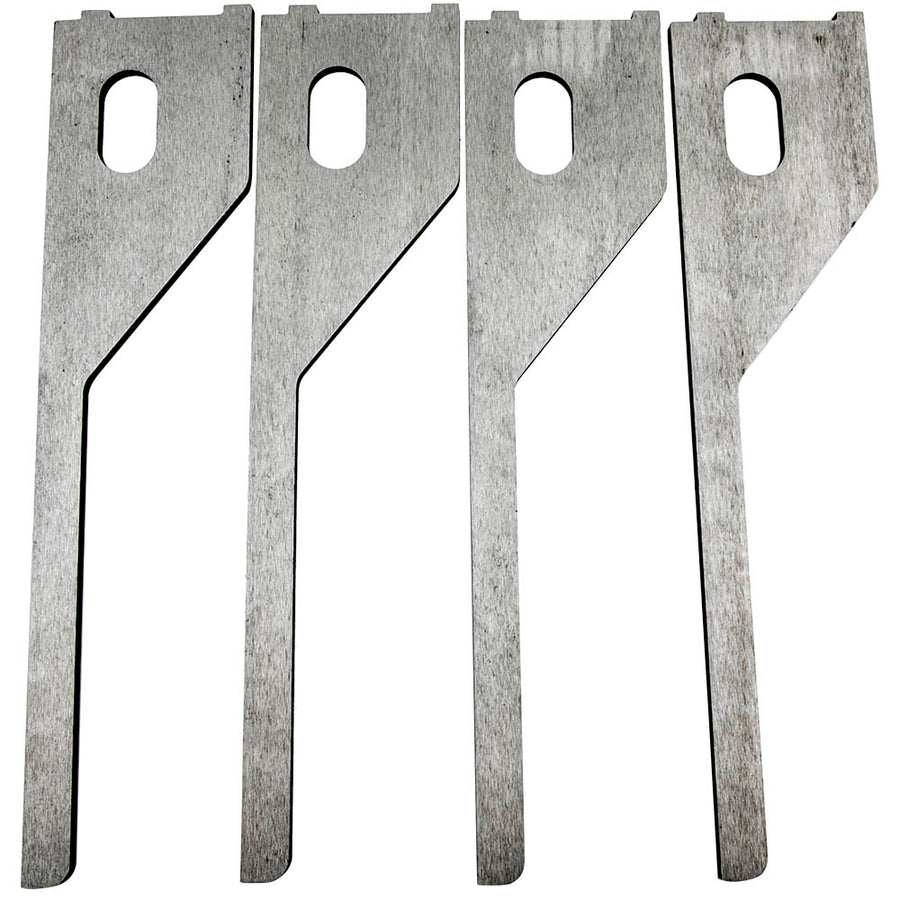 Set of DIY Rear Bumper Brackets Bare Metal Lower compatible for Jeep Cherokee XJ 1986-2001