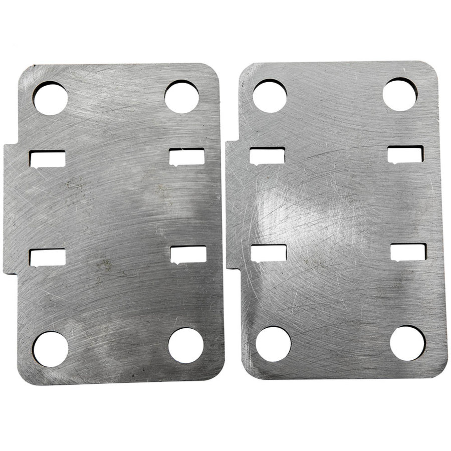 Set of DIY Rear Bumper Brackets Bare Metal Lower compatible for Jeep Cherokee XJ 1986-2001