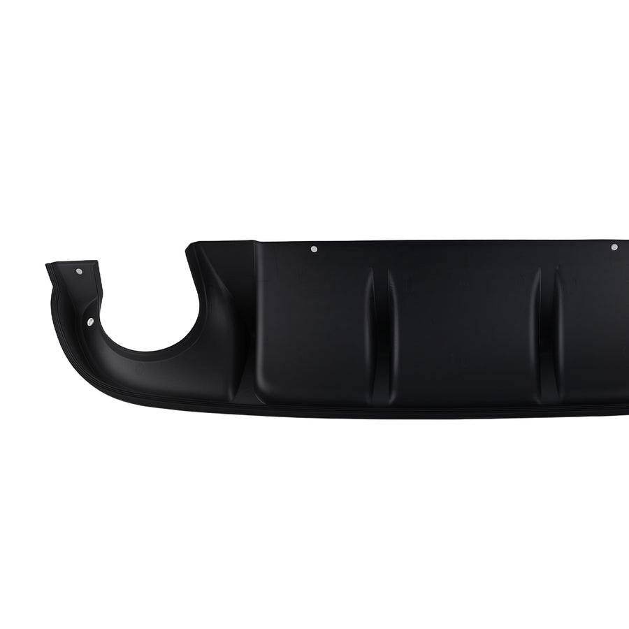 Black PP Rear Addon compatible for Infiniti Q50 Q50S Sport Sedan 2014-2017 Diffuser