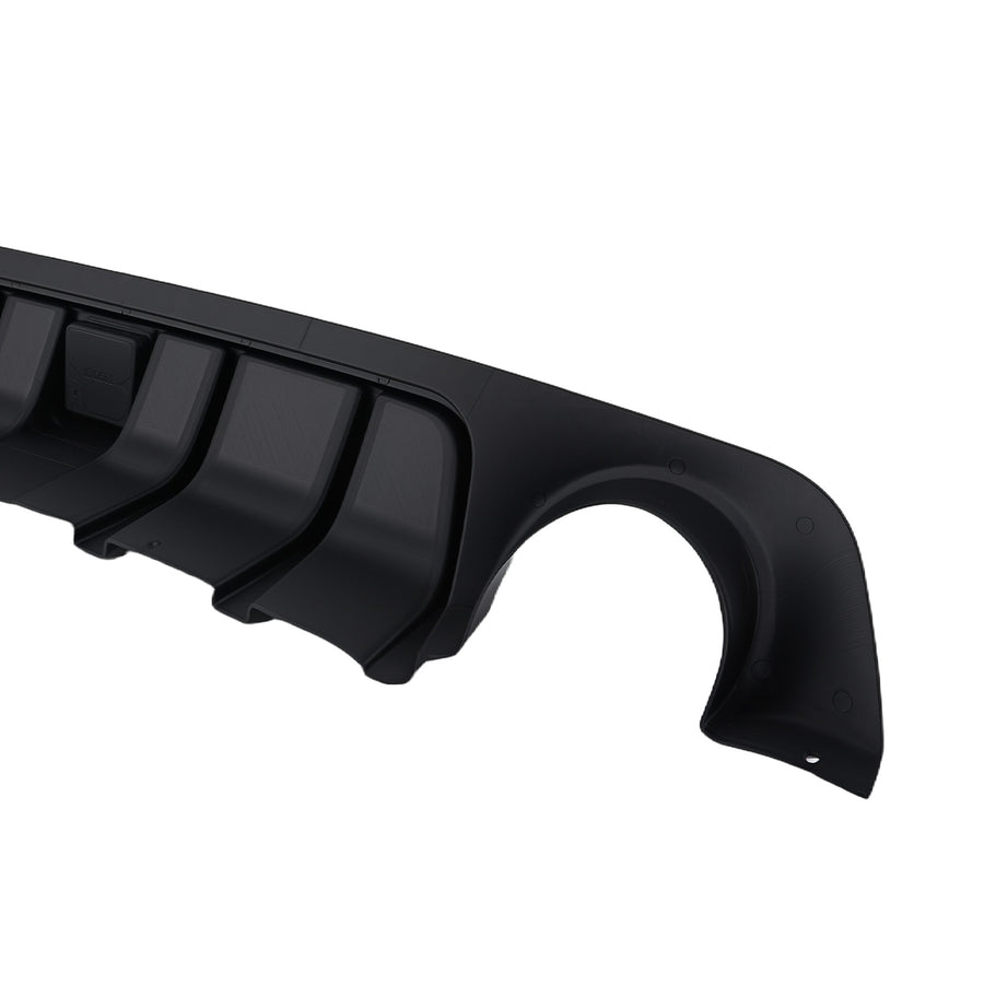 Glossy Black Rear Bumper Diffuser Lip W/ LED Light For 2018-22 2023 compatible for Infiniti Q50