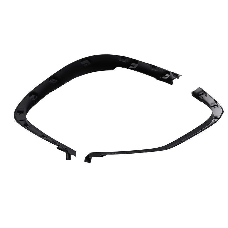 Black Fender Trim Front Pair compatible for Jeep Cherokee 2019-2022 68315995AD