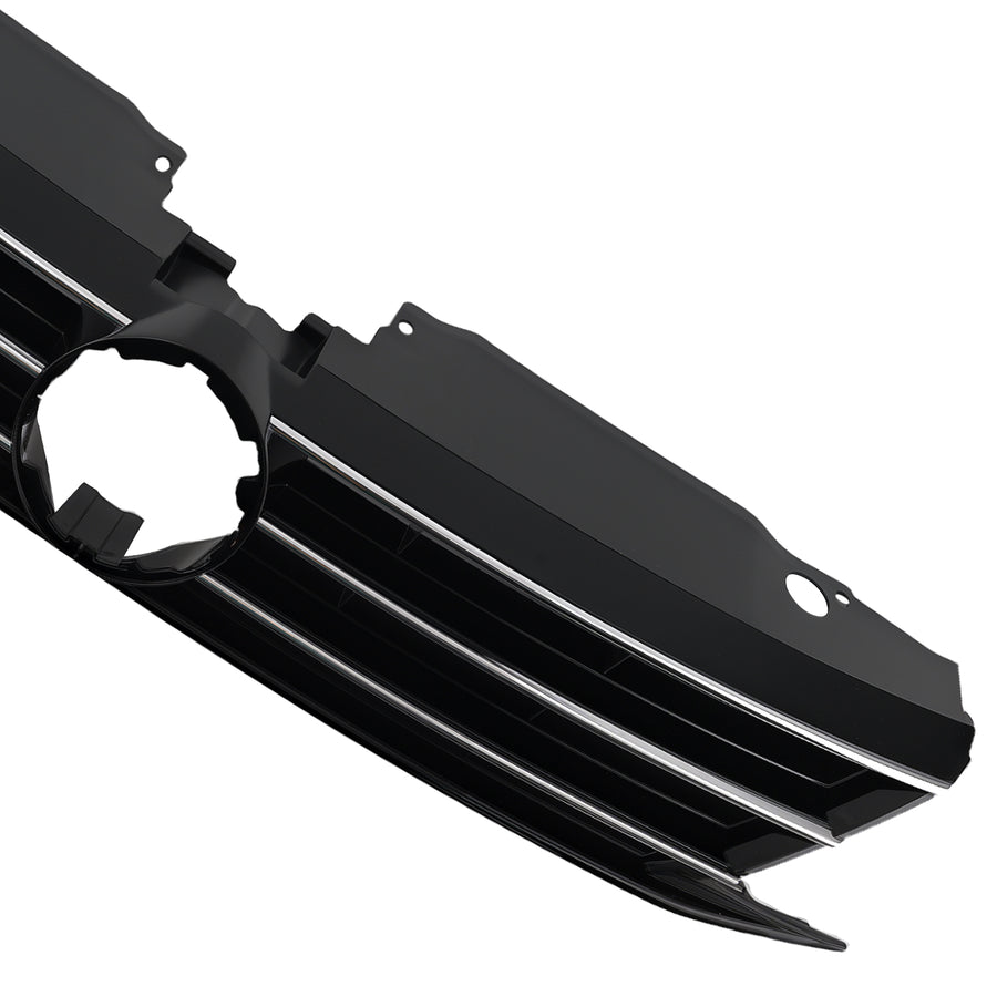 Front Upper Grille compatible for VW Jetta 1.4L 1.8L 2.5L 2015-2018