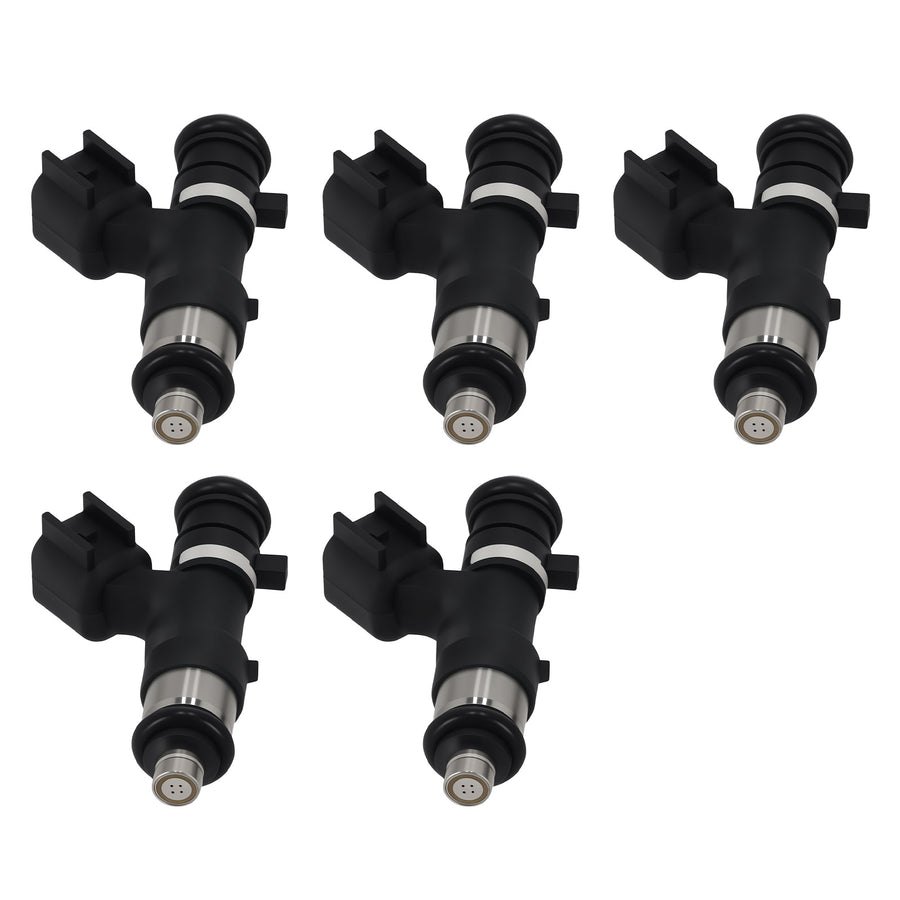 5Pcs Fuel Injector compatible for Volvo C30 C70 2.5L Turbo 2006-2013 FJ1065 30757534