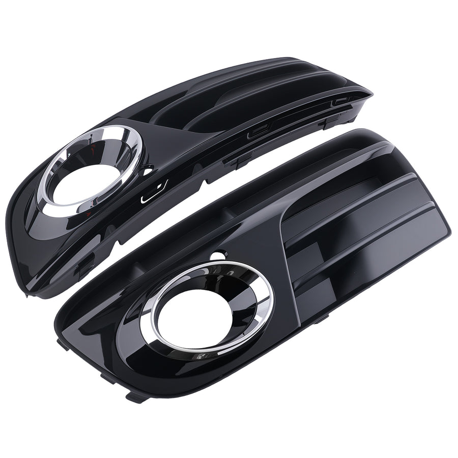 Front Bumper Fog Lamp Grille Cover compatible for Audi Q5 Elite 2.0L 3.0L 13-16 AD8222134
