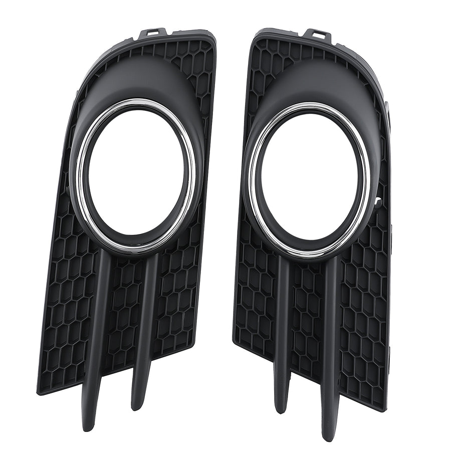 Left Right Front Bumper Fog Lamp Grille Cover compatible for VW Tiguan 2012-2017 5N0853665H