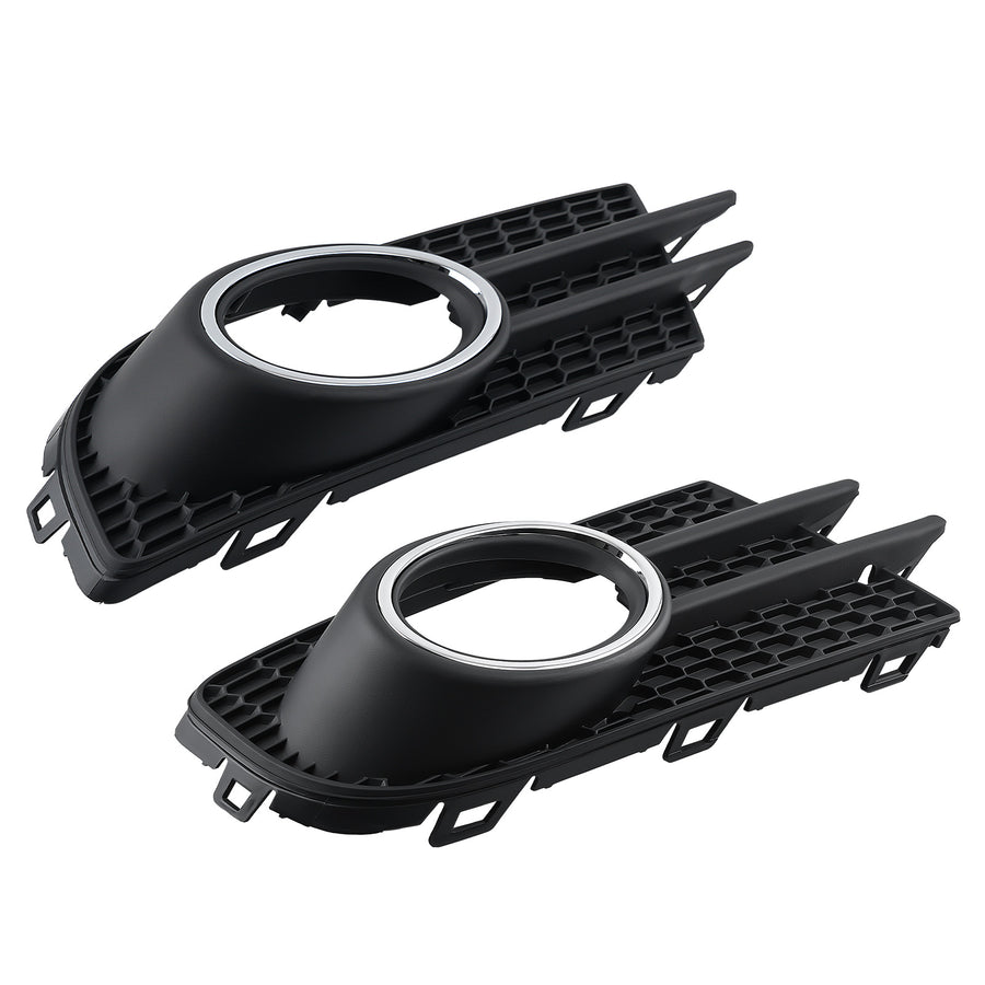 Left Right Front Bumper Fog Lamp Grille Cover compatible for VW Tiguan 2012-2017 5N0853665H