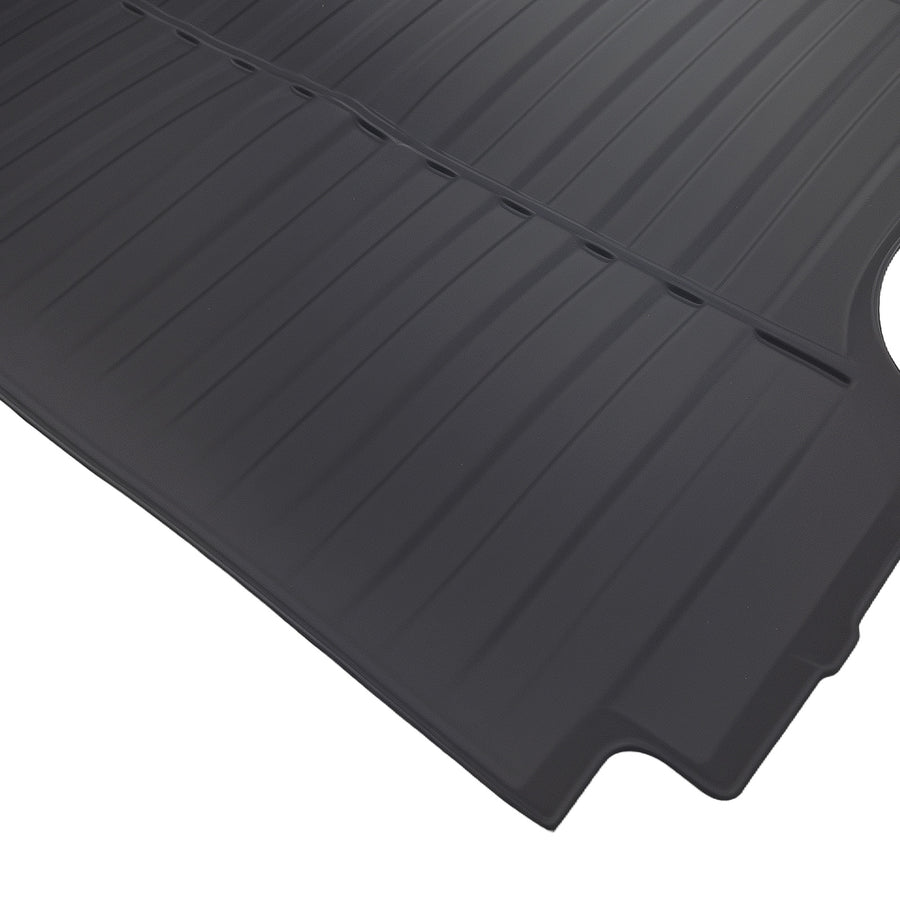 5.7 FT Trunk Bed Mat compatible for Dodge Ram 1500 2019-2025 TPE Black Anti-Slip Waterproof