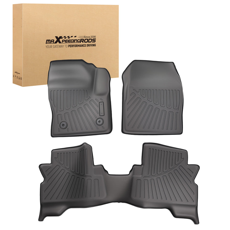 Floor Mats Liner compatible for Ford Escape C-Max 2013-2019 FrontRear Car Carpet