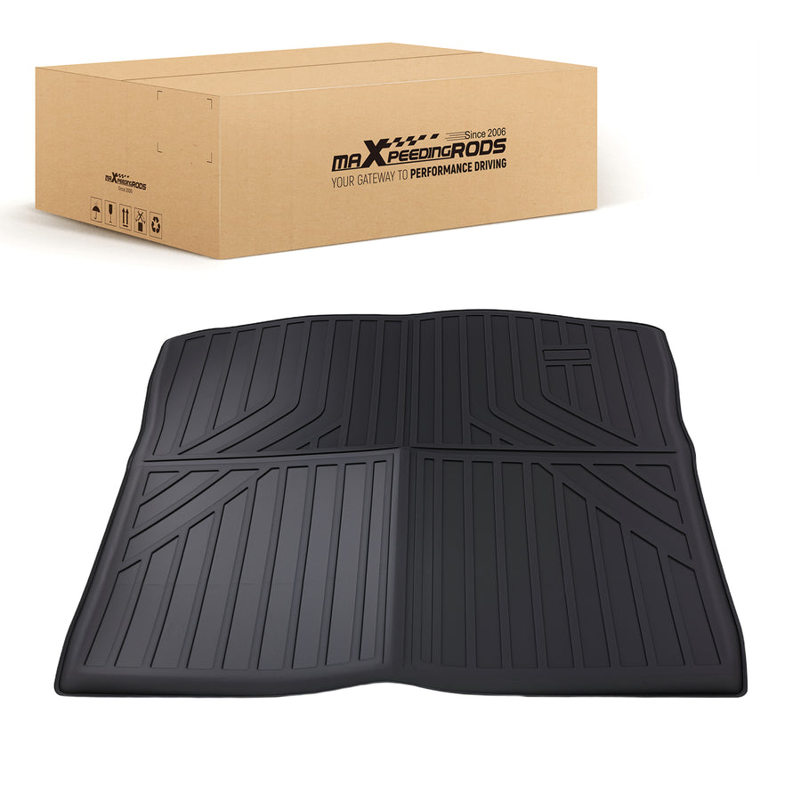 All Weather Rear Cargo Liner Mat compatible for Ford Edge 2015-23 Black TPE Trunk Mat