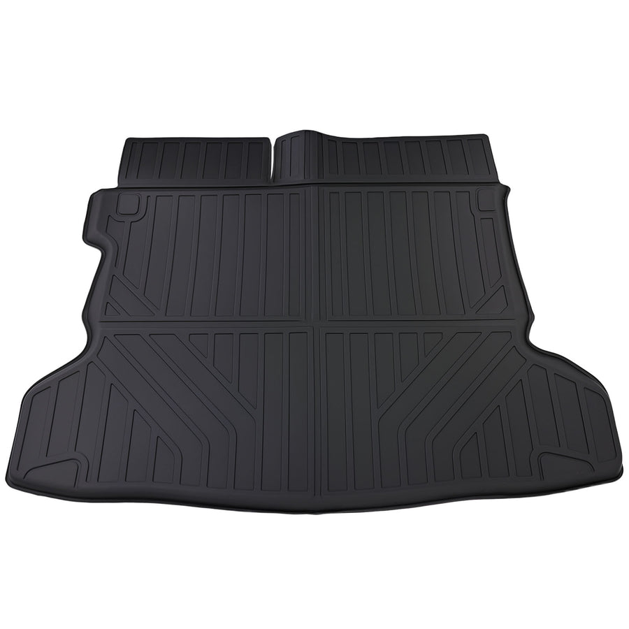 All Weather Rear Trunk Mat compatible for Honda HR-V 2016-2020 Black TPE Cargo Liner