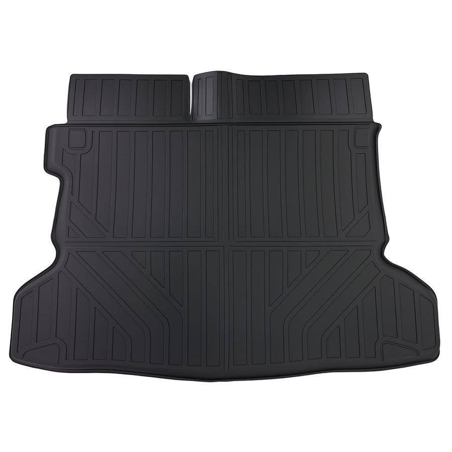 All Weather Rear Trunk Mat compatible for Honda HR-V 2016-2020 Black TPE Cargo Liner