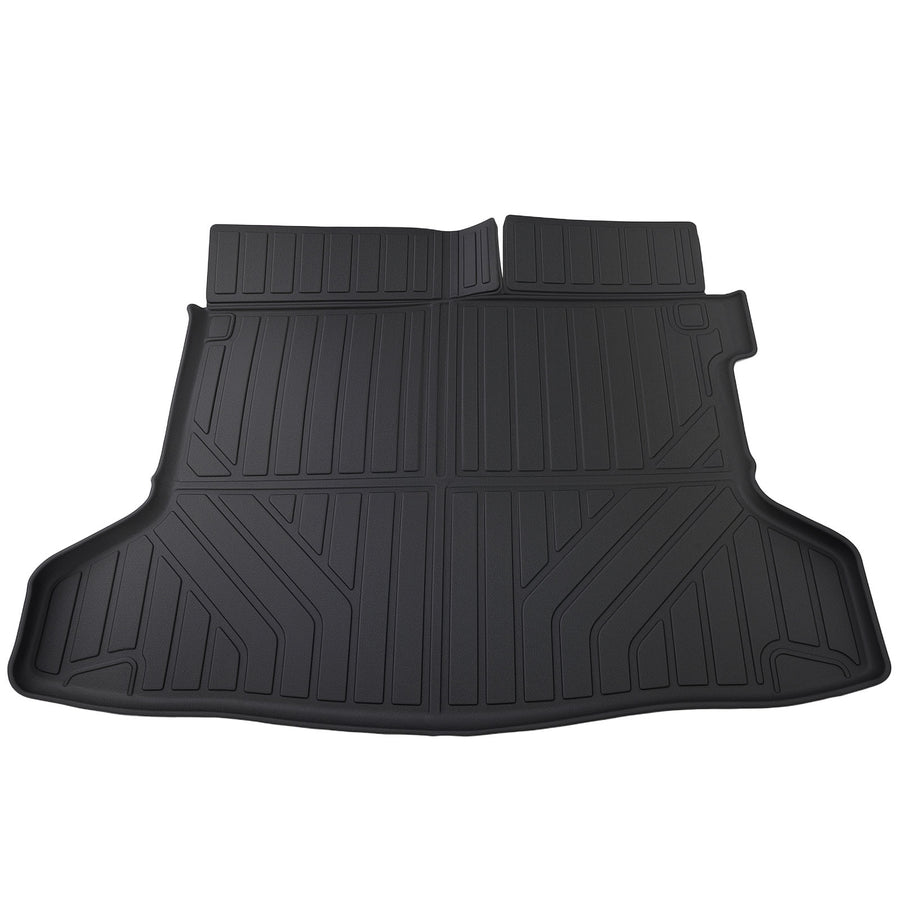 All Weather Rear Trunk Mat compatible for Honda HR-V 2016-2020 Black TPE Cargo Liner