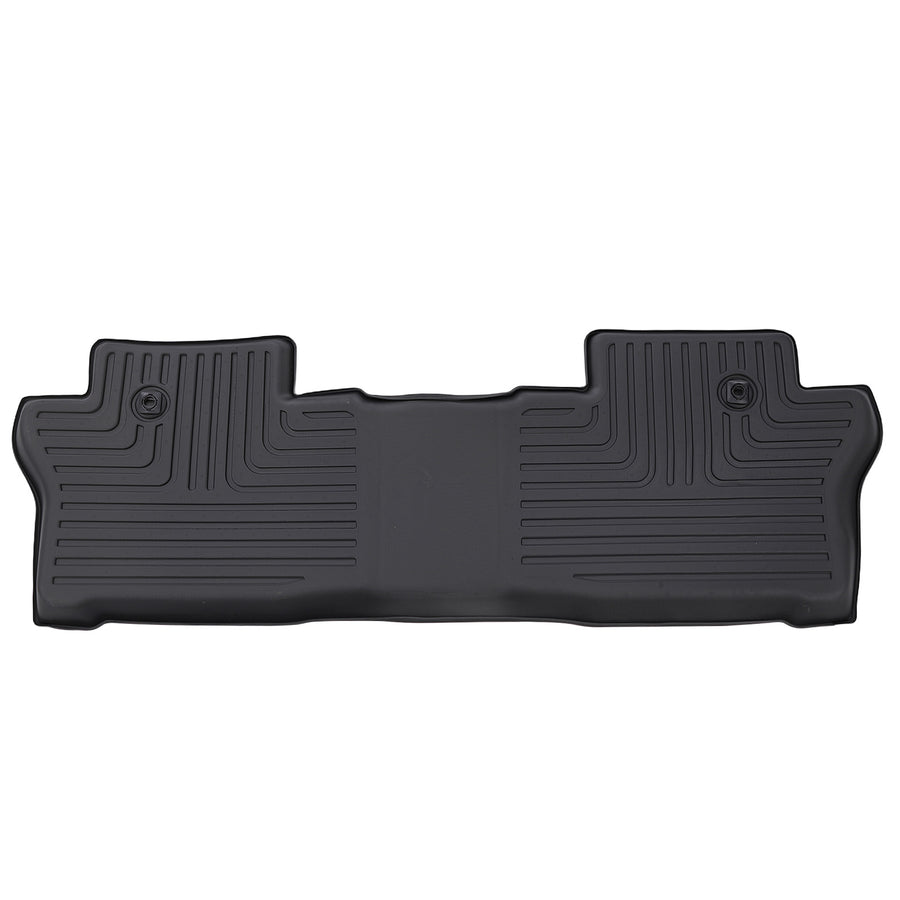 Carpet Floor Mats compatible for Honda Pilot 8 Passenger 2016-2022 TPE All Weather Black