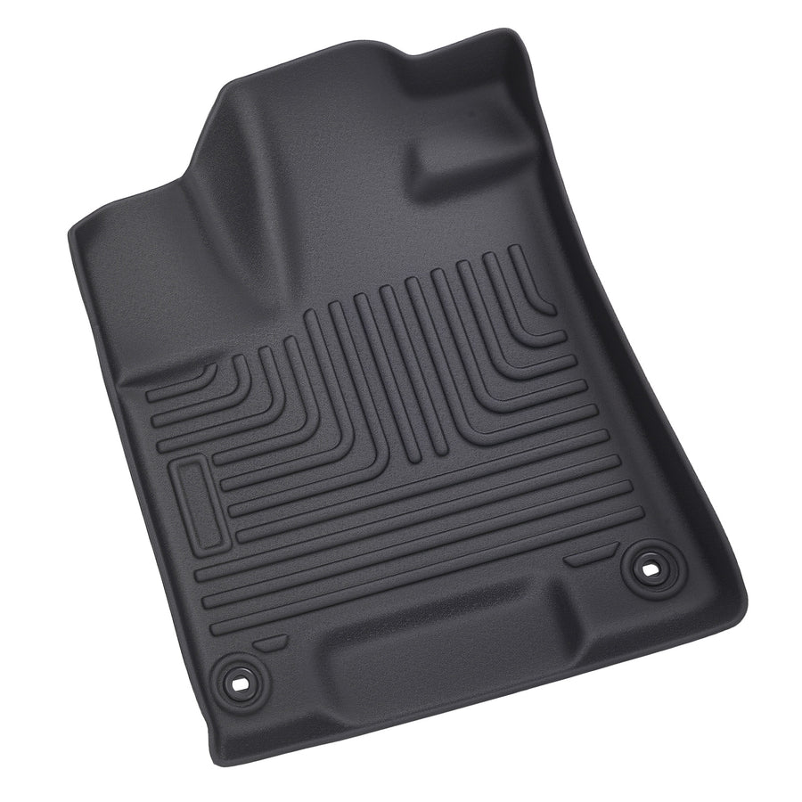 Carpet Floor Mats compatible for Honda Pilot 8 Passenger 2016-2022 TPE All Weather Black