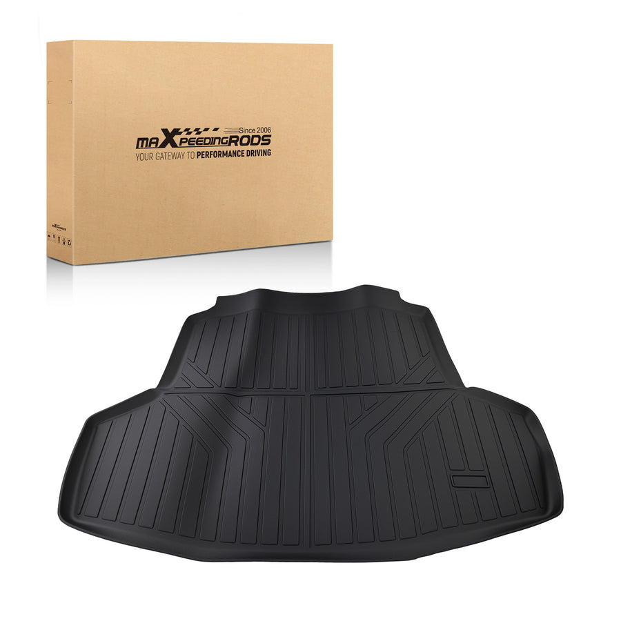 Rear Trunk Bed Mat compatible for Hyundai Sonata 2020-2024 TPE Cargo Liner Waterproof