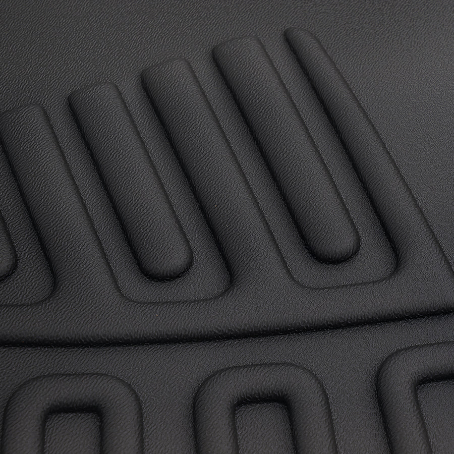 3Pcs Floor Mats compatible for Jeep Wrangler JL 4-Door 18-2024 TPE Floor Liners All Weather