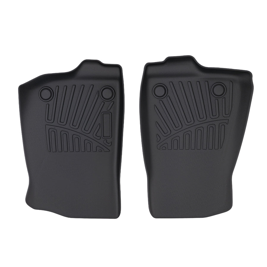 3Pcs Floor Mats compatible for Jeep Wrangler JL 4-Door 18-2024 TPE Floor Liners All Weather