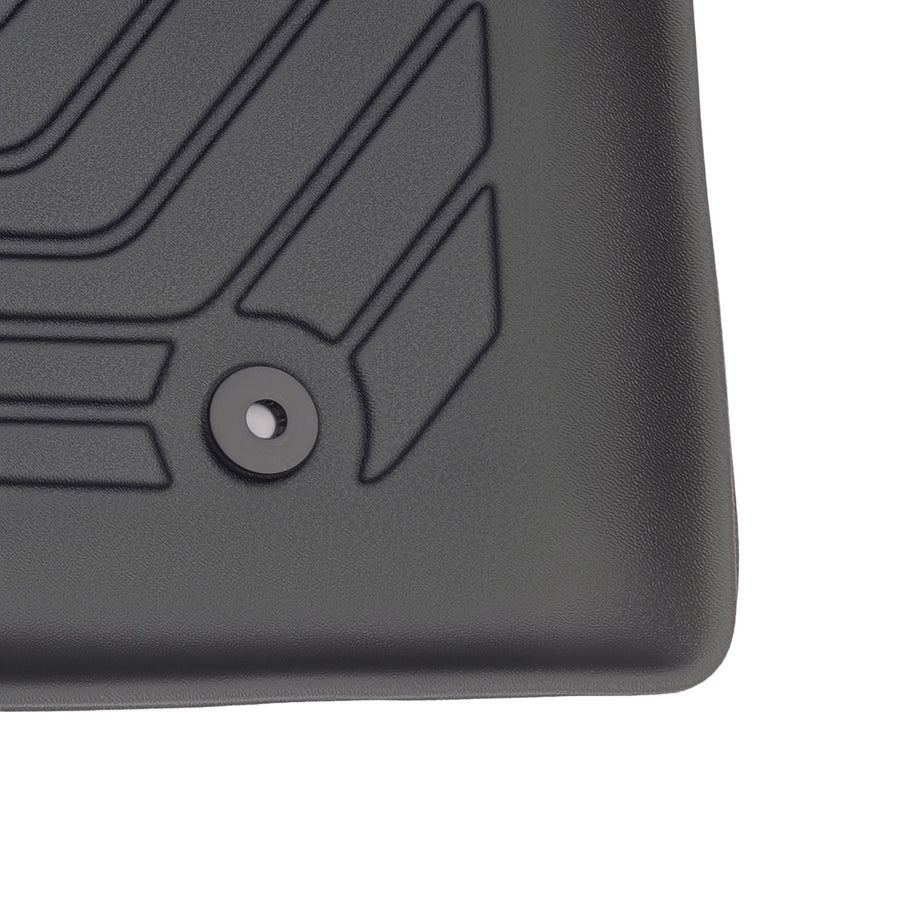 3-Piece Floor Mats Set compatible for Mazda 3 2014-2018 TPE Black FrontRear Custom Fit