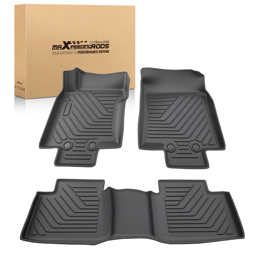 All Weather Car Floor Mats compatible for Nissan Rogue 14-2020 TPE Floor Liners Car Carpet