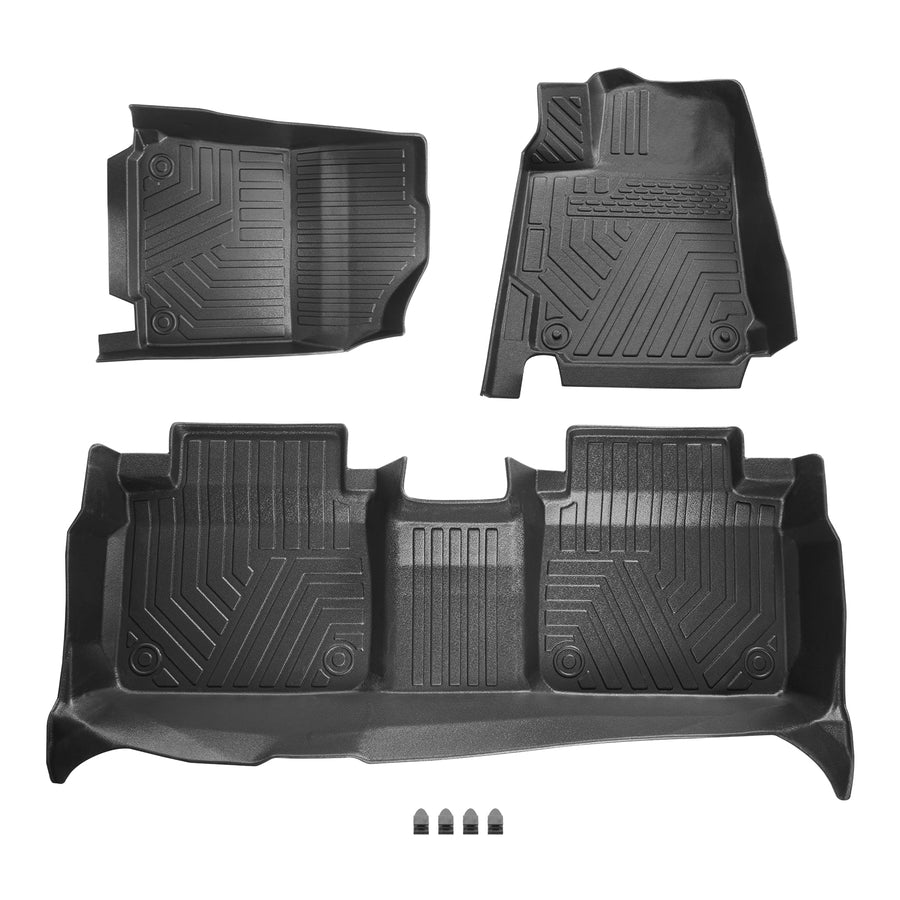 Floor Mats Liner TPE All Weather Protection compatible for Toyota Camry 2012-2017 Rubber