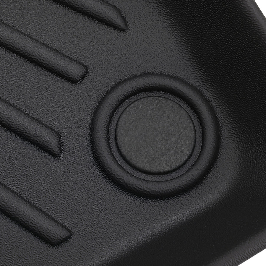 All Weather TPE Floor Mats compatible for Volvo XC60 2018-2025 Black Custom Fit Waterproof