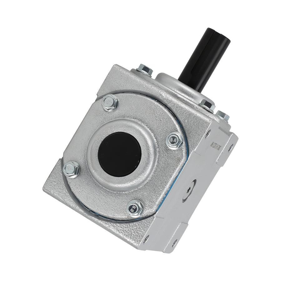 40 HP Right Angle Bevel Gearbox with 2 Keyed Shafts CW/CW 1:1 1800 Max RPM