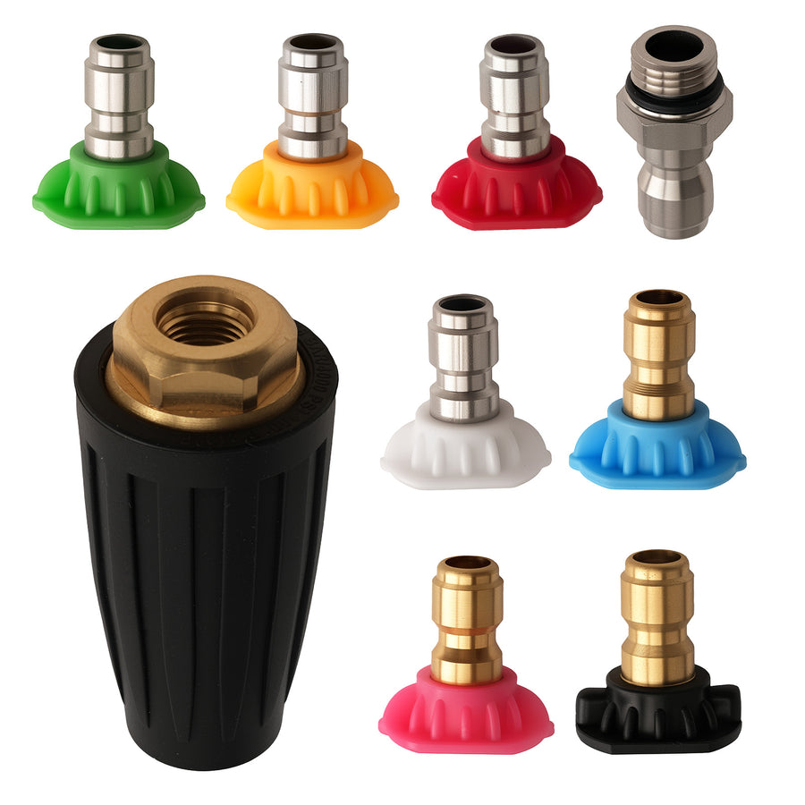 4.0GPM High Pressure Washer Rotating Turbo Nozzle Spray Tip4000PSI Quick Connect