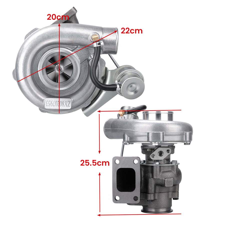 Turbo compatible for Nissan Safari compatible for Patrol 4.2L TD42 GQ GU Y61 t3 w/ engine Exhaust Manifold