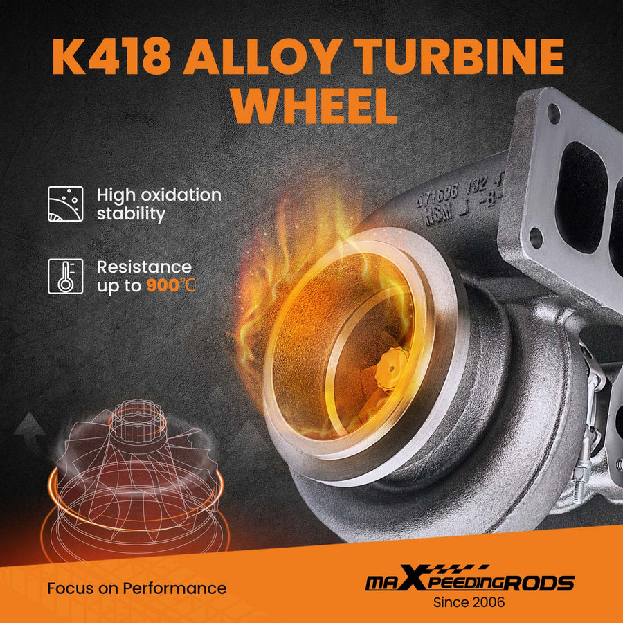 S400S062 S475 Turbocharger T6 Twin Scroll 95.7/88.1mm 500-1050hp 171702