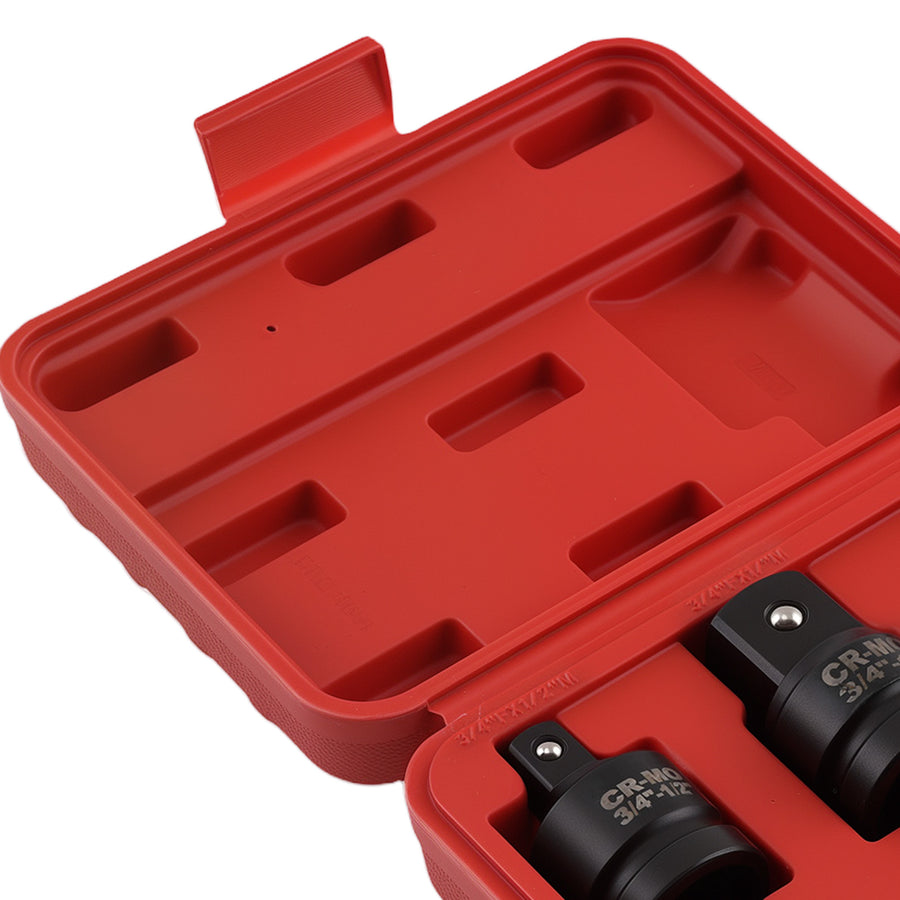 8pcs Adapter Reducer Set 1/4-1in Impact Socket Drive CR-MO Steel w/ Compatible for Case