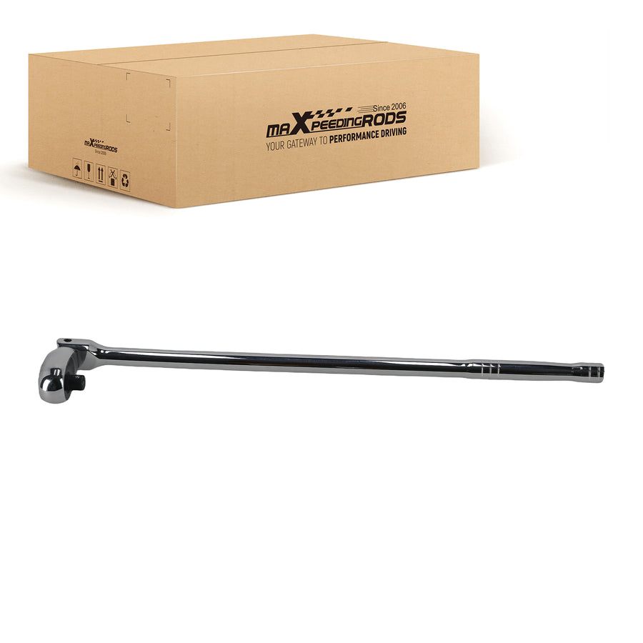 18in 3/8in Drive Extra Long Flex Head Ratchet 40CR 72-Tooth Quick-Release