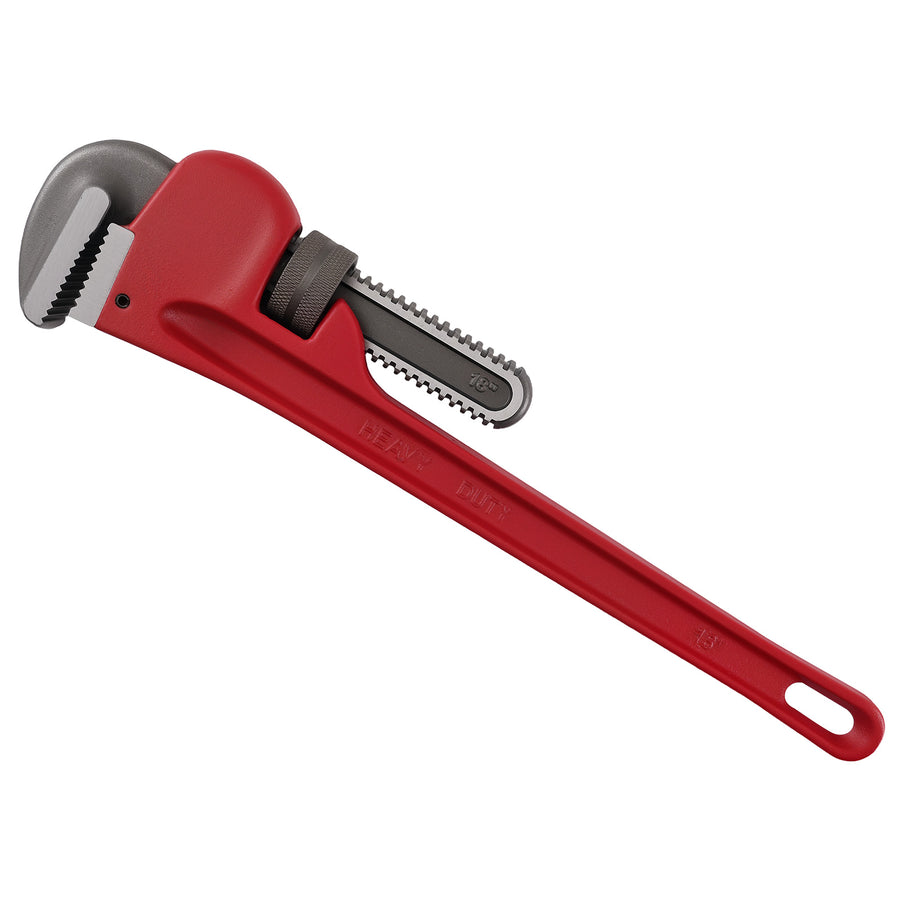 18 CRV Heavy Duty Pipe Wrench Stilson Type Drop Forged 450mm Steel