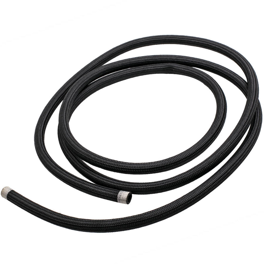 AN10 -10AN Fitting Stainless Steel Nylon Braided Oil Fuel Hose Line 12FT Kit
