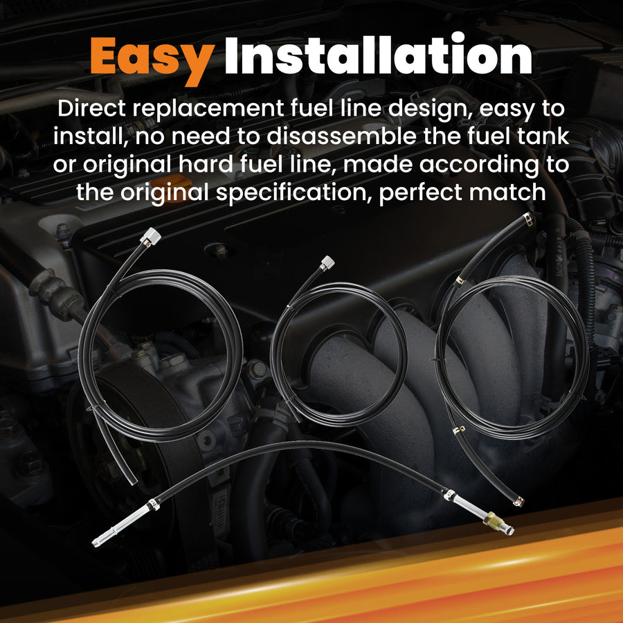 Gas Trucks Complete Nylon Fuel Line Replacement Kit For ChevroletGMC 1988 New