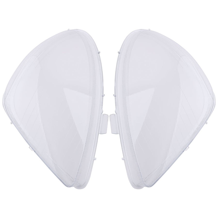 A Pair Headlamp Headlight Lens Cover compatible for Mercedes-Benz R171 SLK 2005-2011 Clear