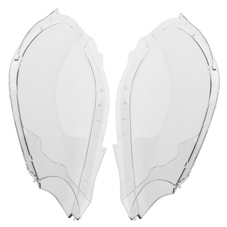 Front Clear PC Headlight Lens Cover compatible for Porsche Macan 2014-2018 Left Right Pair