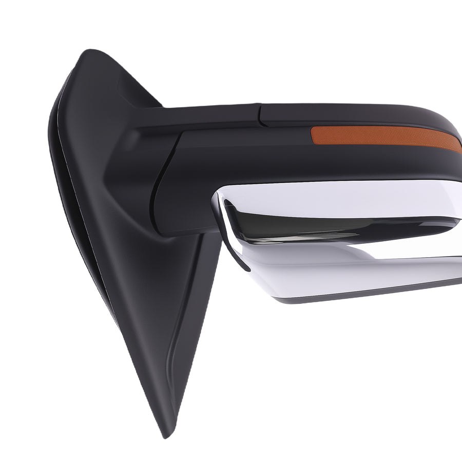 Chrome Heated Side Mirror Right compatible for Ford F150 2004-2014 Power FO1321369