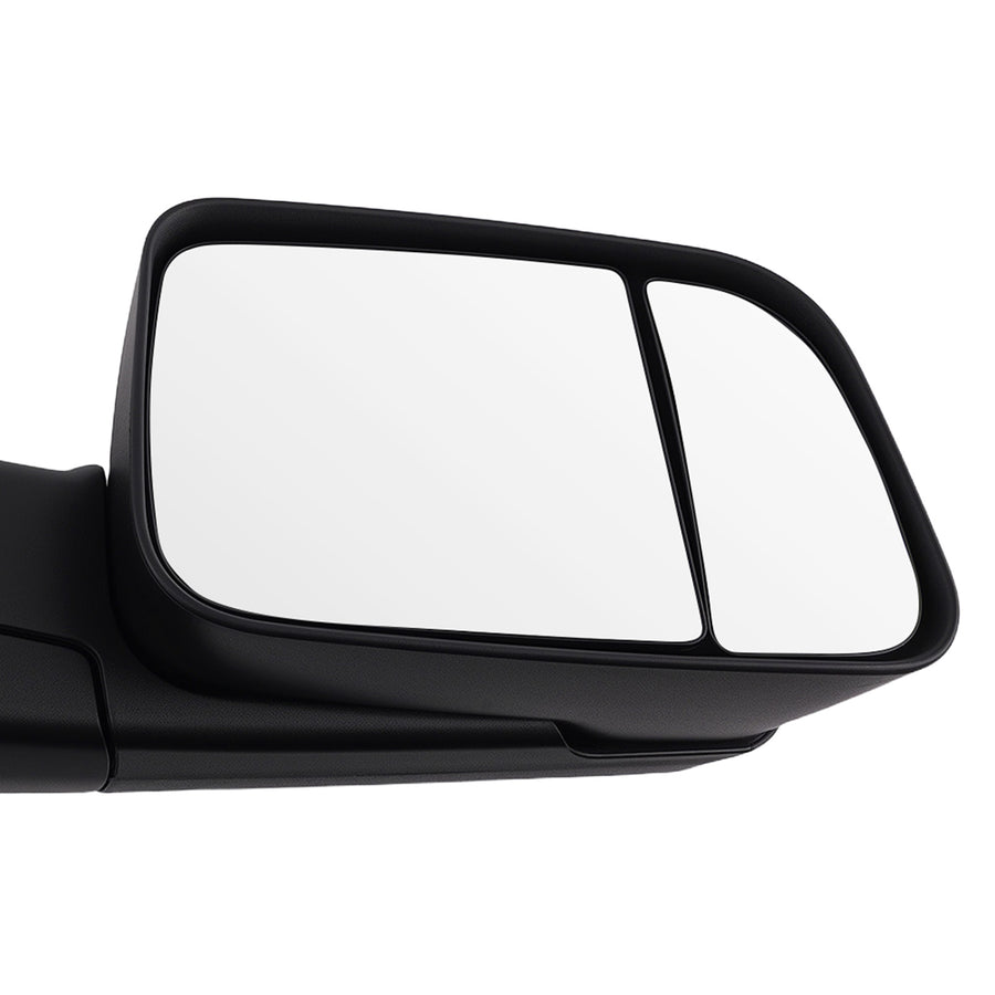 Black Power Side View Mirror compatible for Dodge Ram 1500 2002-08 Left Right Heated