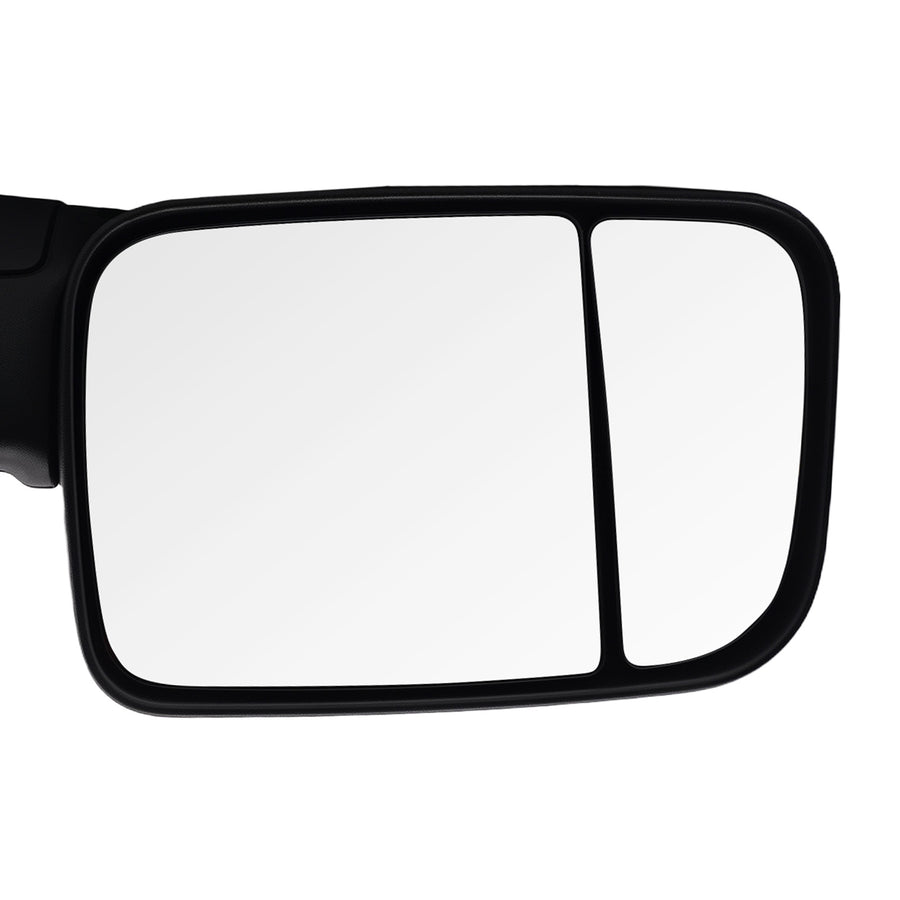 Black Power Side View Mirror compatible for Dodge Ram 1500 2002-08 Left Right Heated