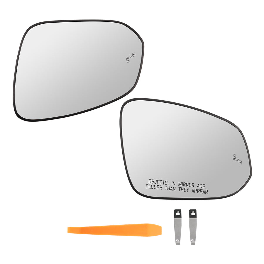 Heated Mirror Glass RightLeft Side compatible for Toyota RAV4 2013-2018 compatible for Tacoma 2016-2021