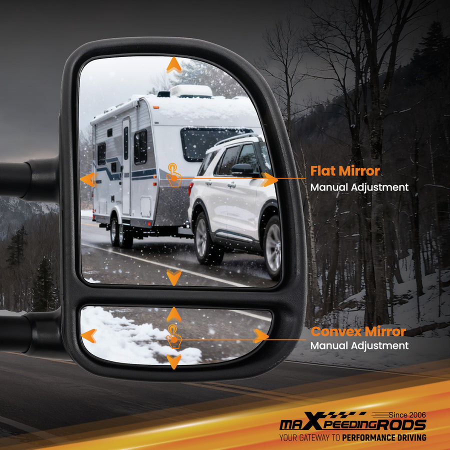 Rear View Mirror Right compatible for Ford E150/E250 2003-2014 7C2Z17682DA