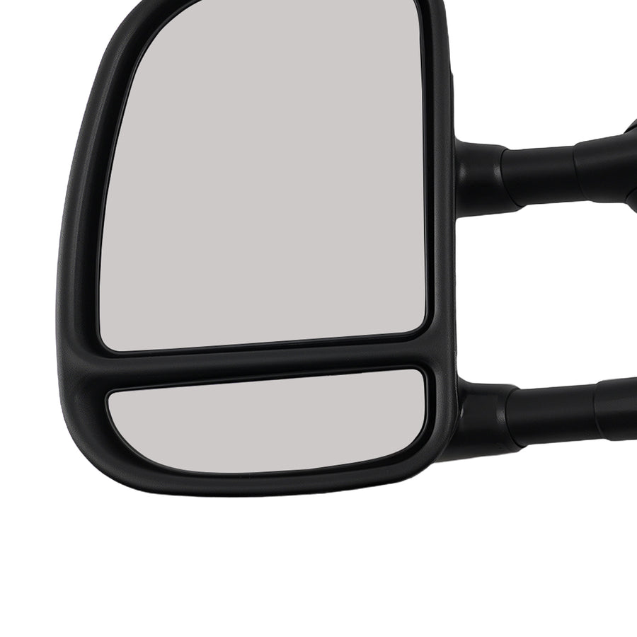 Left Manual Mirror compatible for Ford E150/E250 2003-2014 Manual Black Textured