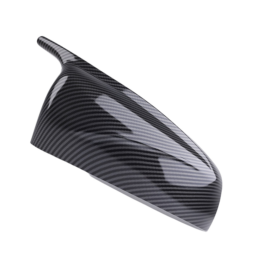 ABS Mirror Cover Pair compatible for BMW X5 X6 E70 E71 2007-2013 51162182697 Black