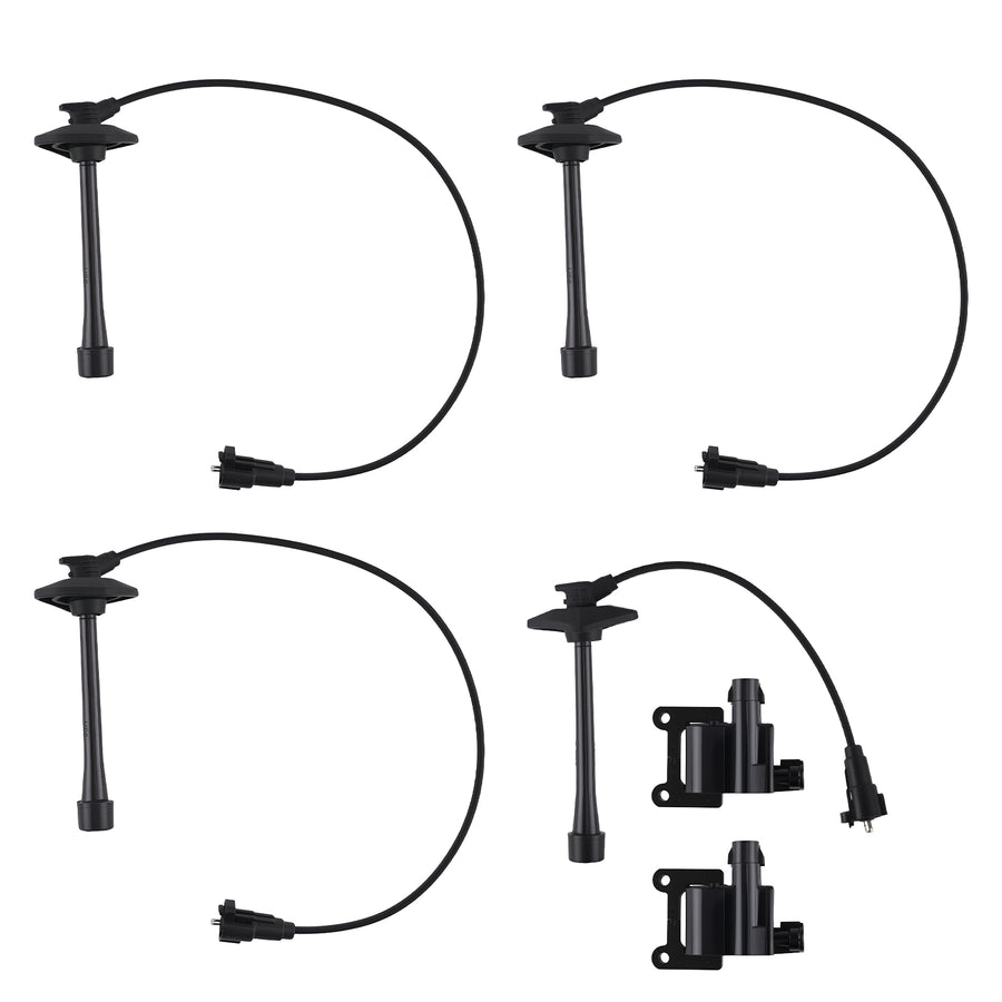 2x Ignition CoilWire Set compatible for Toyota Camry 2.2L 1997-2001 UF180 90919-02218