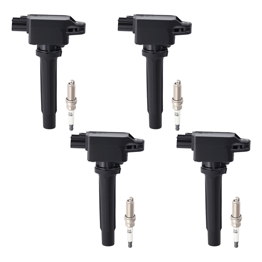 4x Ignition CoilSpark Plug compatible for Mazda 3/6/CX-5 2.0L 2.5L 2012-2022 UF656
