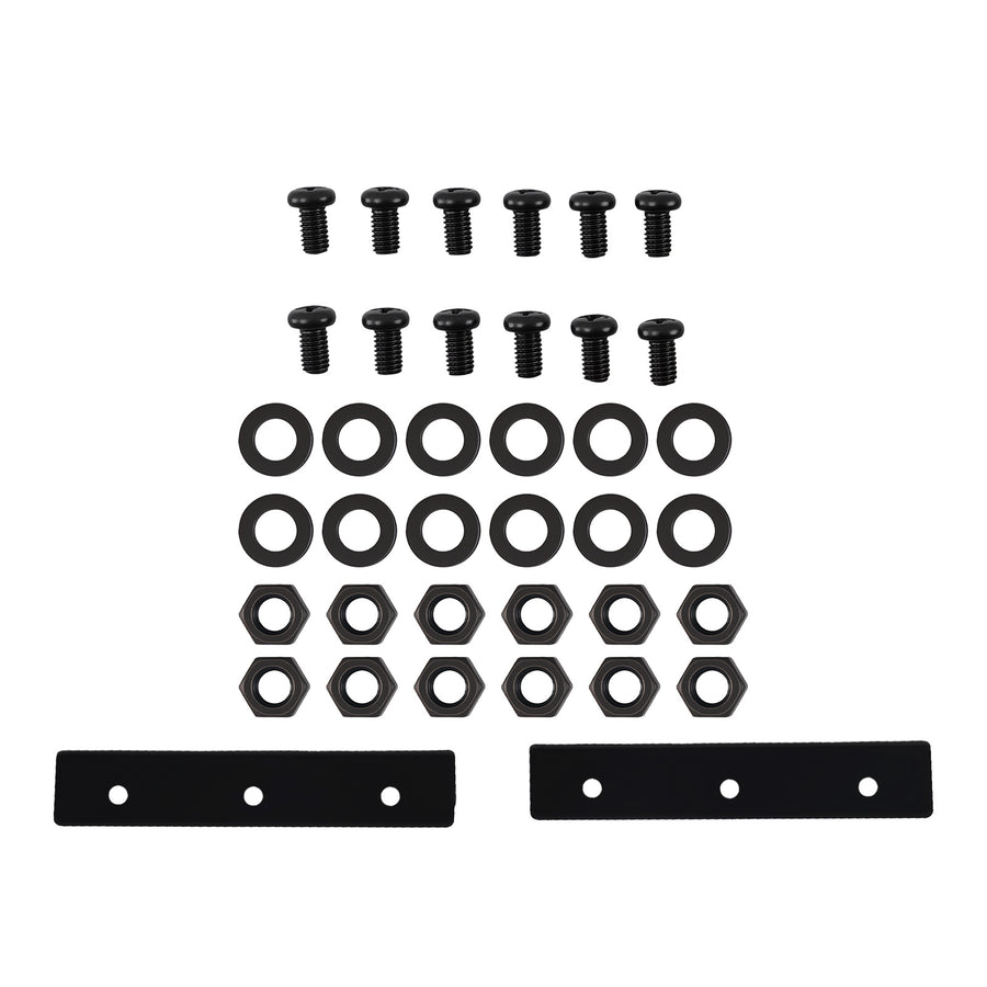 Large Universal Intercooler W/ Air Guide Plates Kit 76.2mm 780mm Core M8 Mounts