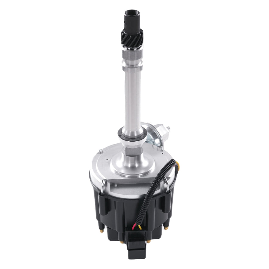SBC HEI Ignition Distributor Black compatible for Chevy 283 305 327 350 400 Small Block